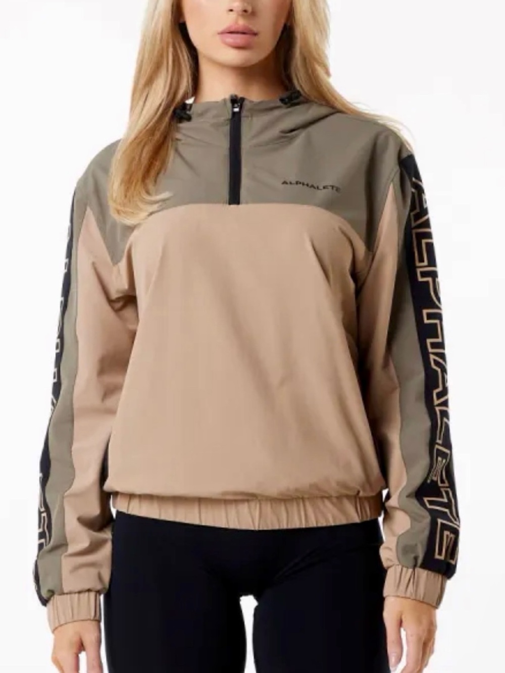 Alphalete Two-Tone Hooded Pullover